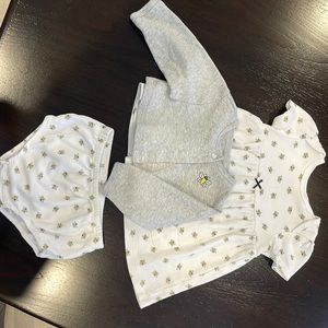 Little Me Bee 3-Piece Dress